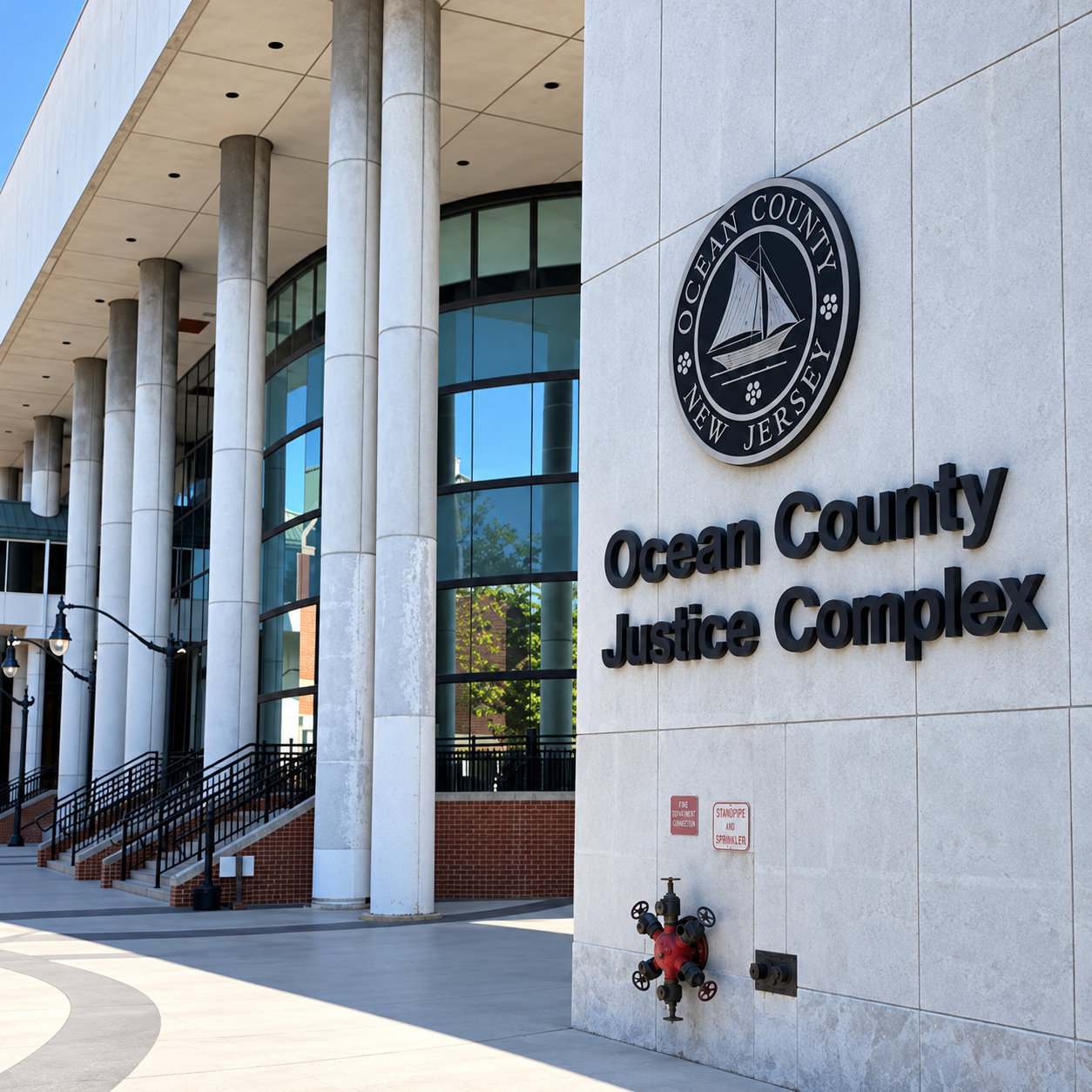 Ocean County Justice Complex facade